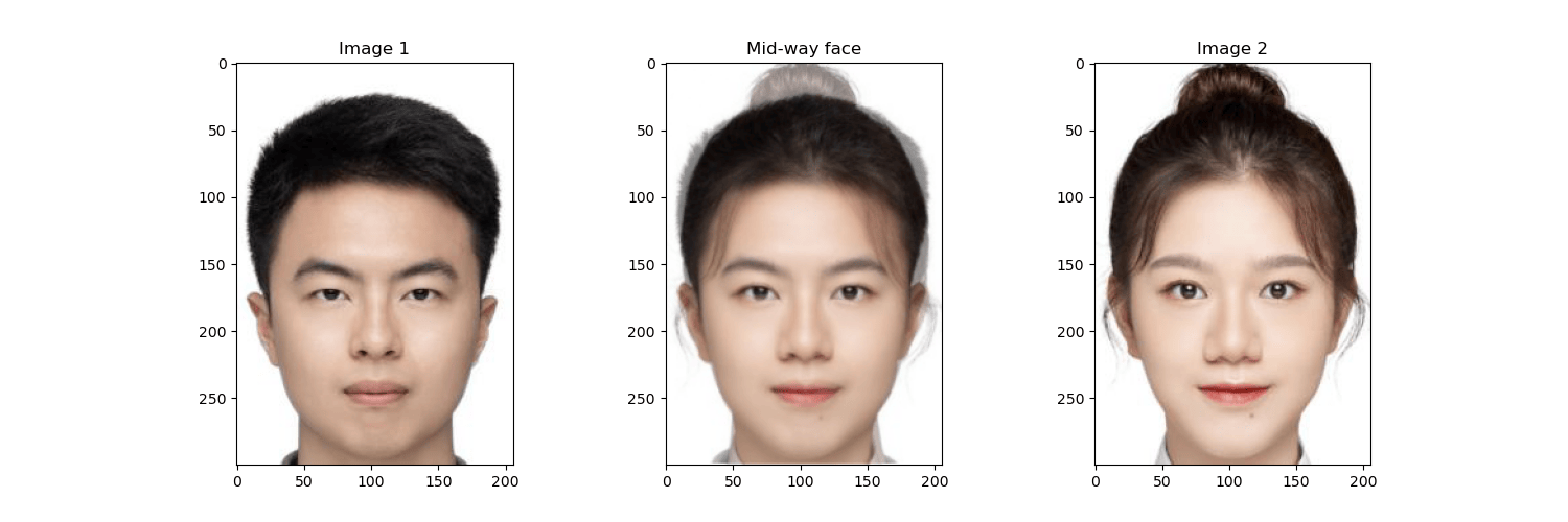 Midway face computed from me and Ruihuan.