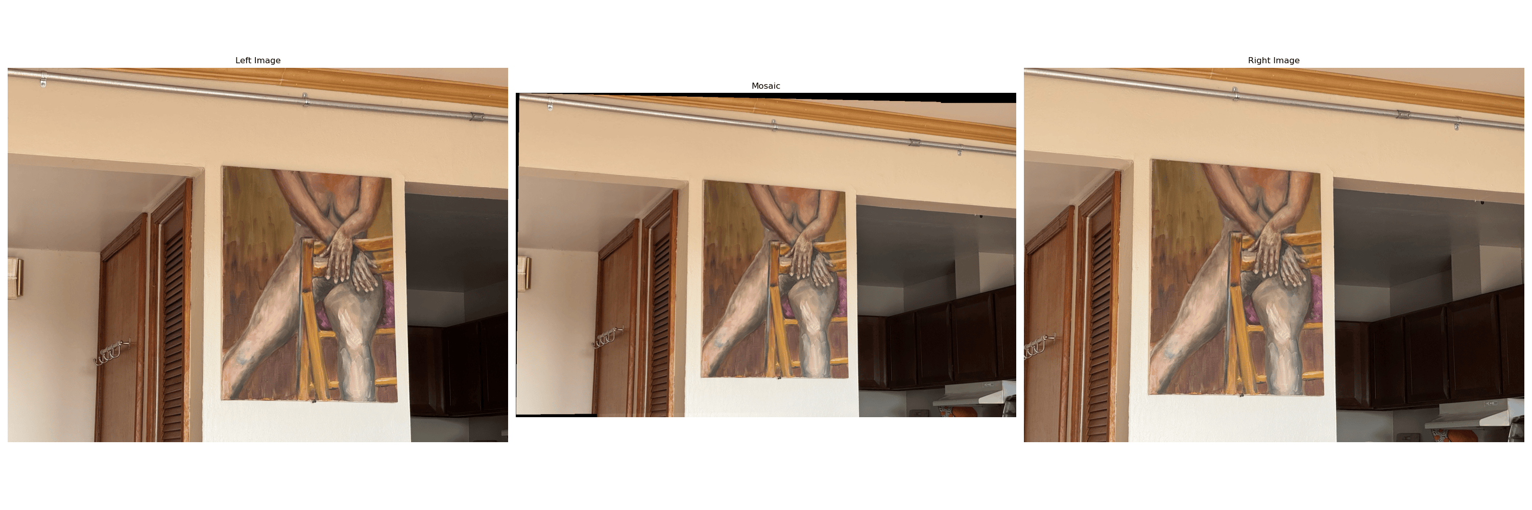 Automatically stitched mosaic of my living room.
